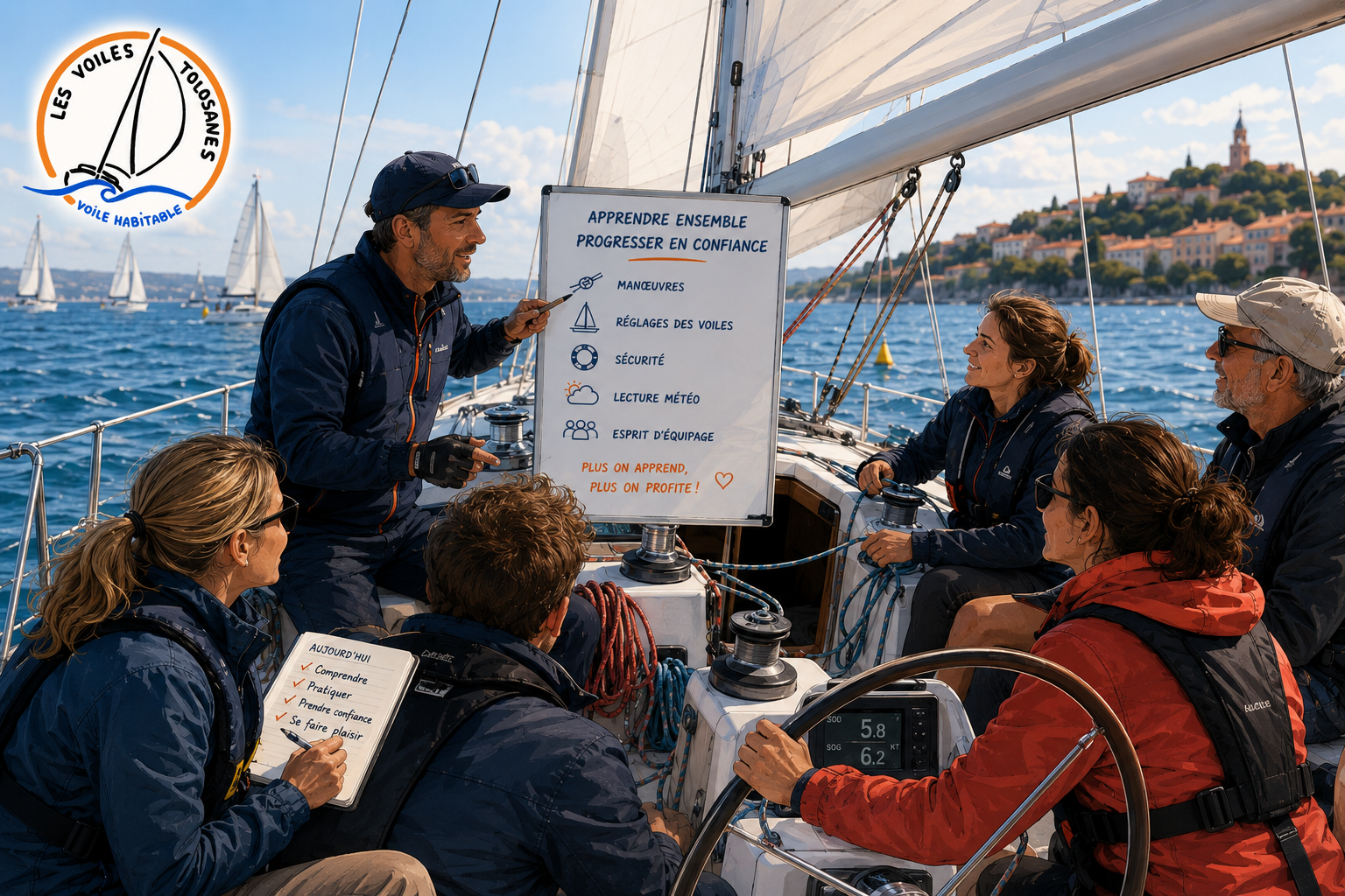 WE initiation à la voile